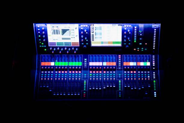 istock Light mixer at a concert 2038033312