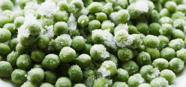 istock Pea texture. Frozen food. 2038044448