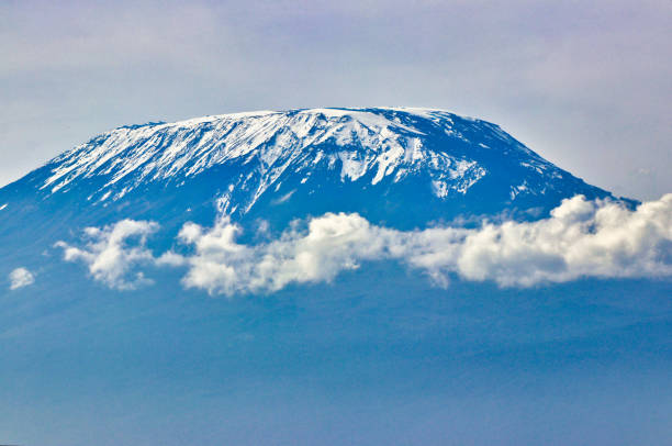 ice peak of mount kilimanjaro