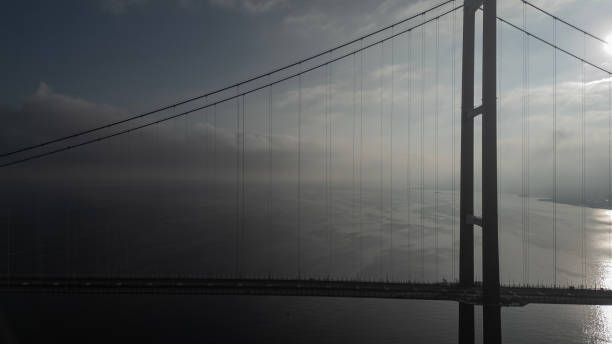 Canakkale Bridge Stock Photo