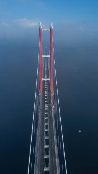 Canakkale Bridge Stock Photo