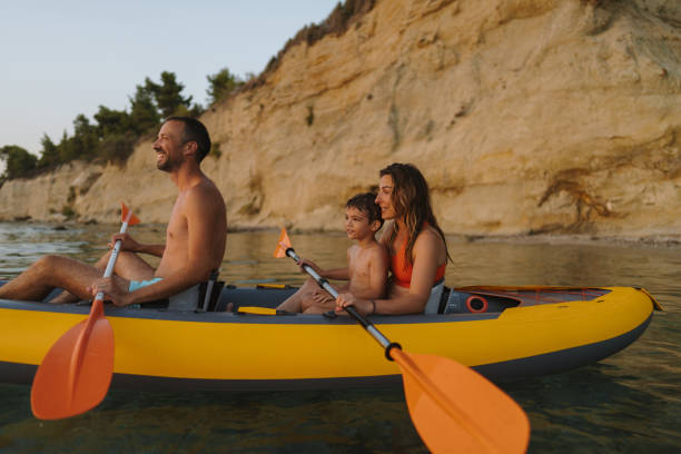 istock Family paddling on the ocean 2038098204