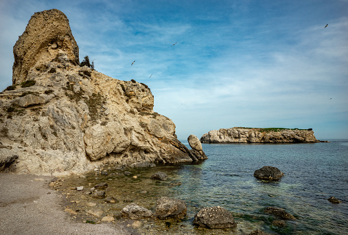 Rocky Beach in Şile -Turkey