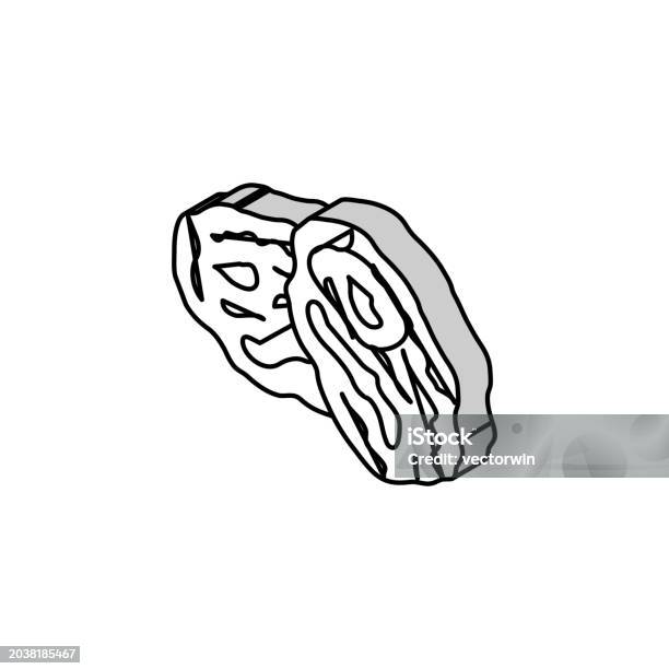 Dried Grape Isometric Icon Vector Illustration - Arte vetorial de stock e mais imagens de Abstrato - Abstrato, Agricultura, Azul