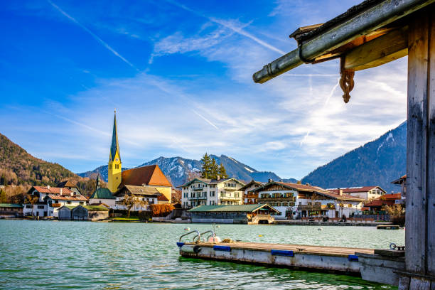 istock landscape at Rottach-Egern - lake tegernsee 2038220456