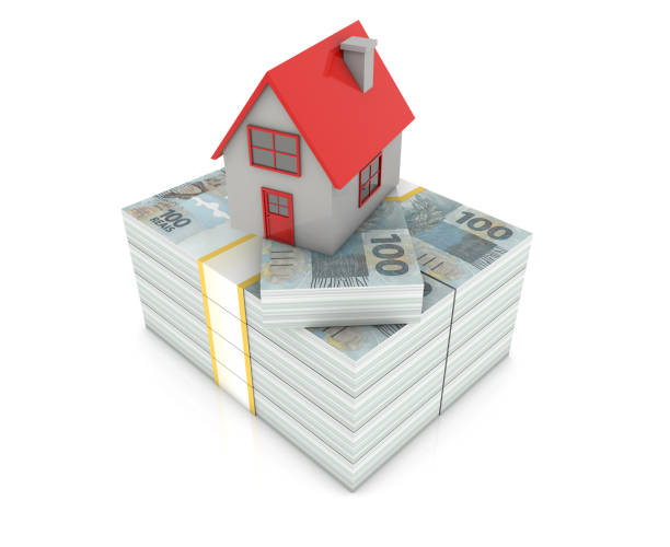 house mortgage, brazilian real - house real estate residential structure insurance zdjęcia i obrazy z banku zdjęć