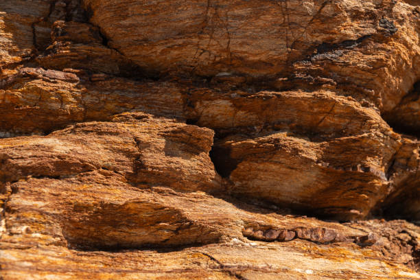 Mineral material surface closeup with natural pattern for design and decoration, texture rocks