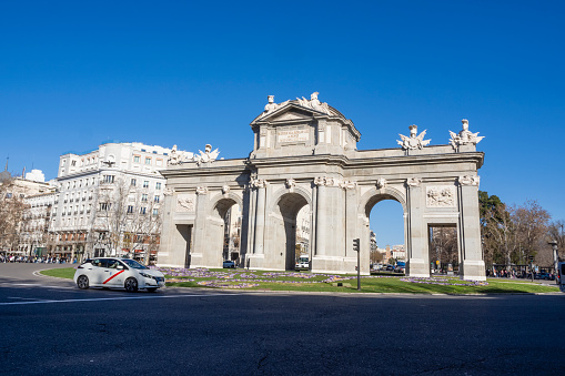 The Arch of the Victory in Genoa, Italy
