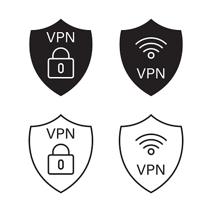 Vpn. Free Security Icon Set Vector Design.