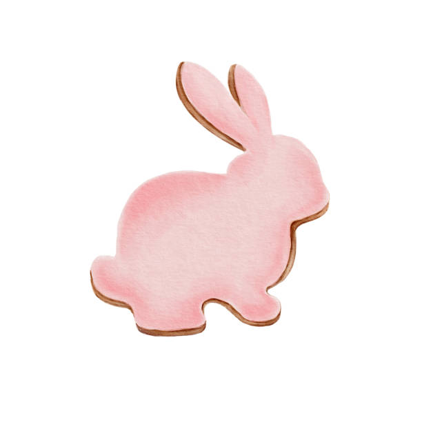 istock Gingerbread bunny shape. Looks good on stickers, kitchen textiles, cookbooks, greeting cards, package, wrapping paper. 2038343784