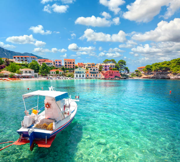 istock Assos village in Kefalonia, Greece 2038373526