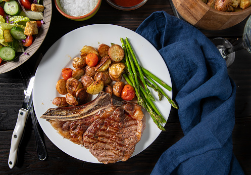 Dry Aged Rib Eye Dinner