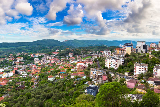 istock Panoramic aerial view of Kruja, Albania 2038579676