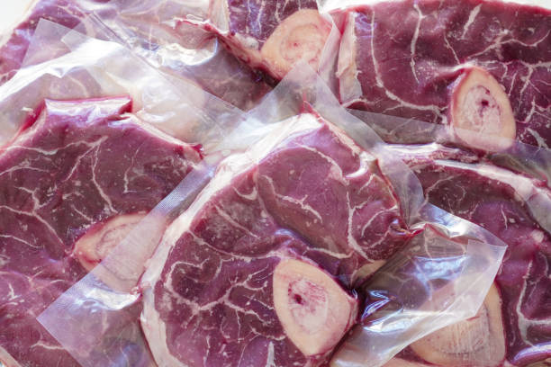 istock Many vacuum-sealed packagings organic beef (osso   buco) 2038640521