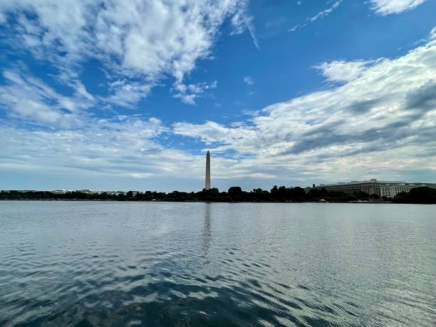 istock Distant view of Washington memorial 2038720584