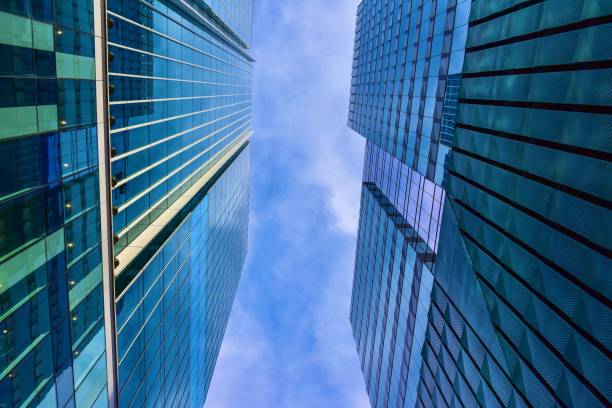 istock Blue sky perspective in Midtown Atlanta 2038730000