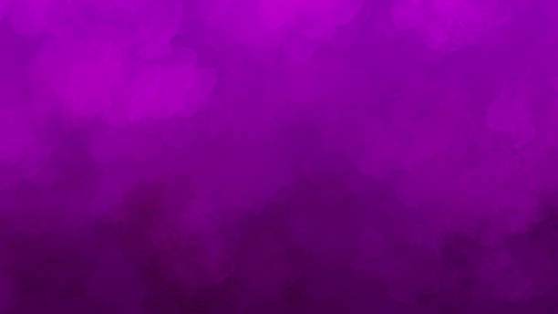 Abstract Watercolor Background on Watercolor Paper in Vivid Magenta - subtle paper texture is visible