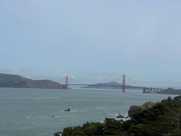 istock Looking at the Golden Gate Bridge from the seaside 2038791255