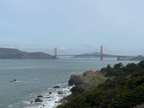 istock Looking at the Golden Gate Bridge from the seaside 2038791759