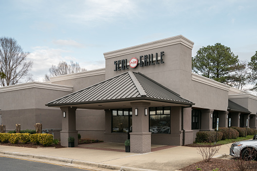 Cary, North Carolina, United States - 24 Feb 2024: Seol Grill in Cary, NC.