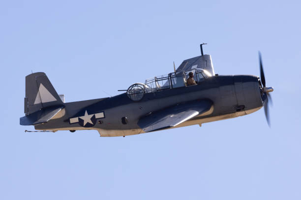 istock Side view of a WWII assault plane (TBM Avenger) 2038912957