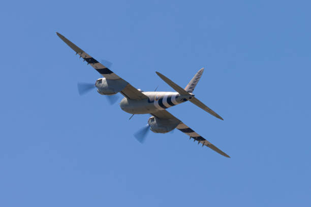 istock Tail view of a WWII era combat plane (Mosquito)) in beautiful light 2038918314