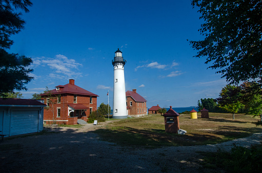 Pictured Rocks NL - Au Sable Lighthouse Wide-Angle View