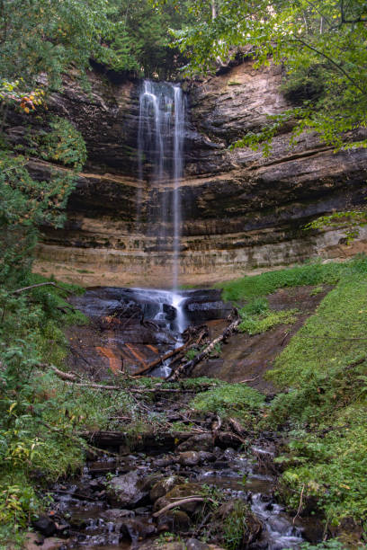istock Pictured Rocks NL - Munising Falls Close View Water in Motion 2038945515