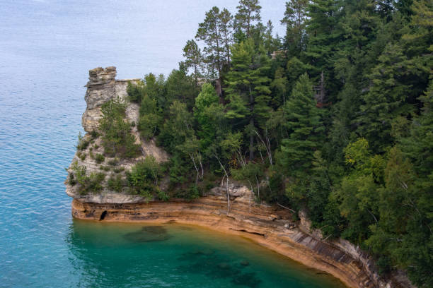 istock Pictured Rocks NL - Miner's Castle & Morning Mists Close-up 2038954065