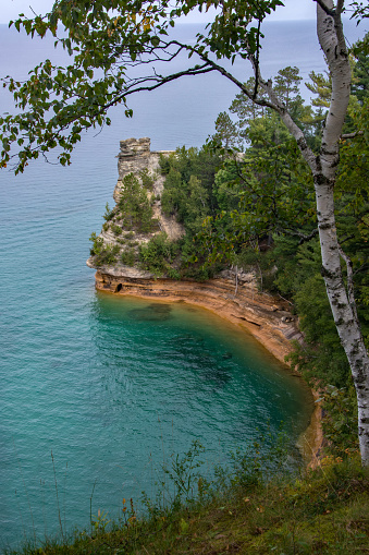 Pictured Rocks NL - Miners Castle Cove & Birch Tree