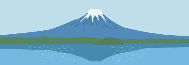 Vector illustration of Mt.Fuji