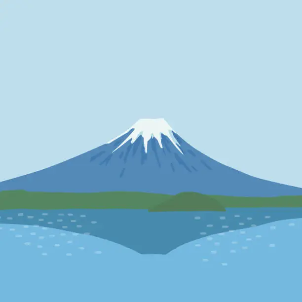 Vector illustration of Mt.Fuji