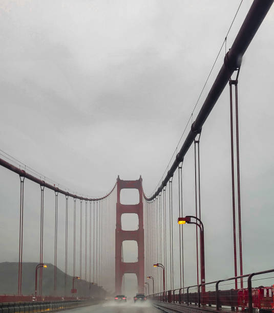 istock Golden Gate bridge on a rainy day 2039186825