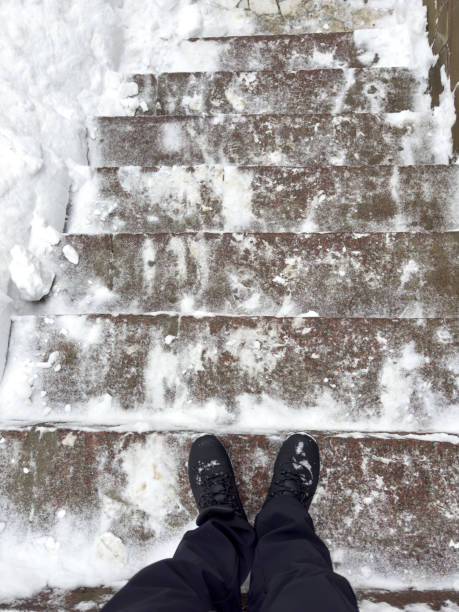 istock Steps on the stairs in the snow in winter 2039440730