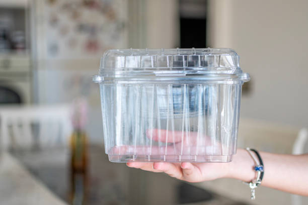 Empty plastic box