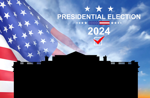 Presidential Election 2024 in United States. Vote day, November 5. US Election campaign