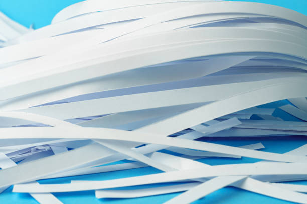 Paper waste for recycle in junkyard