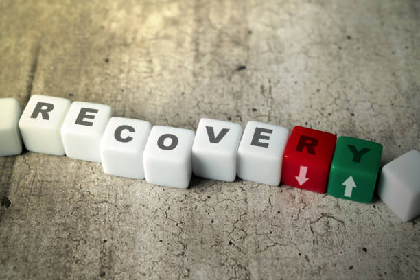 istock The row of small cubes with recovery text 2039577928