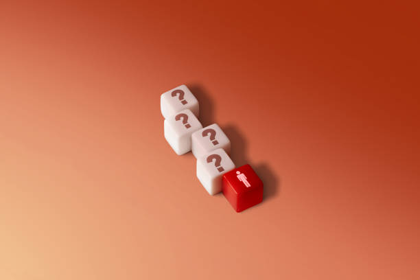 istock The row of small cubes with a question mark symbol 2039582121