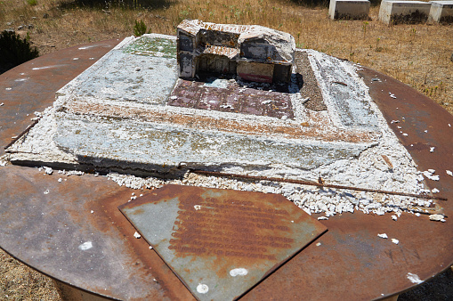 04-07-2013 Cañaveruelas, Spain - The haunting beauty of the ruins of the ancient Roman city of Ercávica