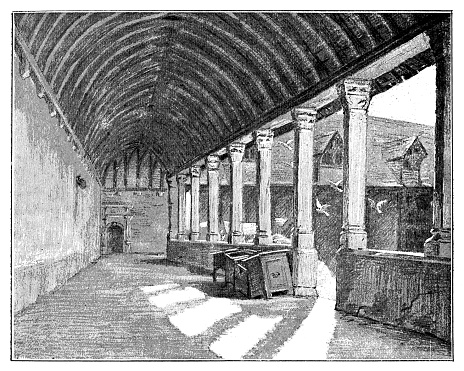 Deserted cloister