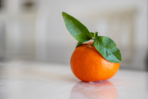 Fresh ripe tangerine fruit