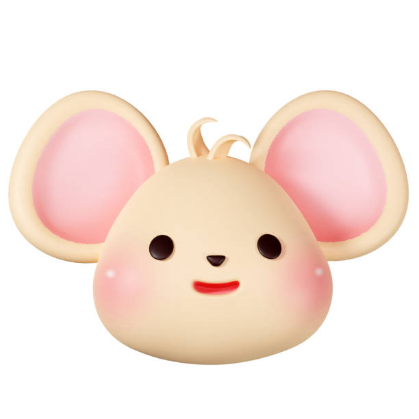 istock 3D rendering illustration, cute zodiac sign rat 2039706546