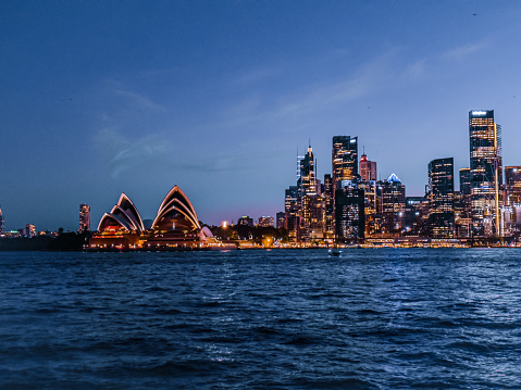Sydney by night and at sunset is a beautiful sight to behold. The city skyline, complete with the iconic Harbour Bridge, is a picture-perfect view of Australia.