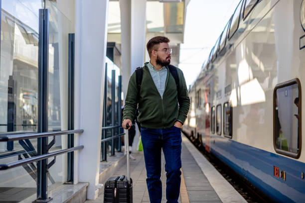 istock Completing the rail leg of the journey 2039742240