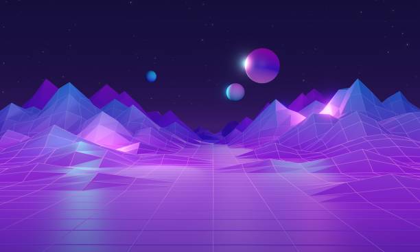 istock Metaverse virtual cyberspace, 3D illustration. Dynamic, earth submerged universe 2039748057