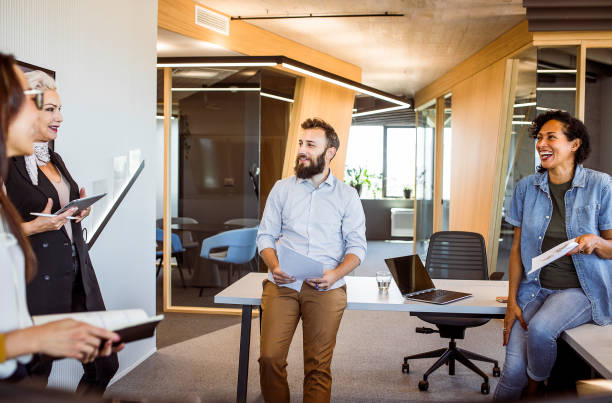 istock Business people working together in office 2039757134