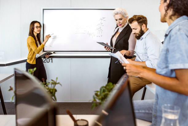 istock Business people working together in office 2039757159