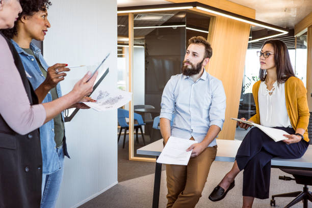 istock Business people working together in office 2039759350