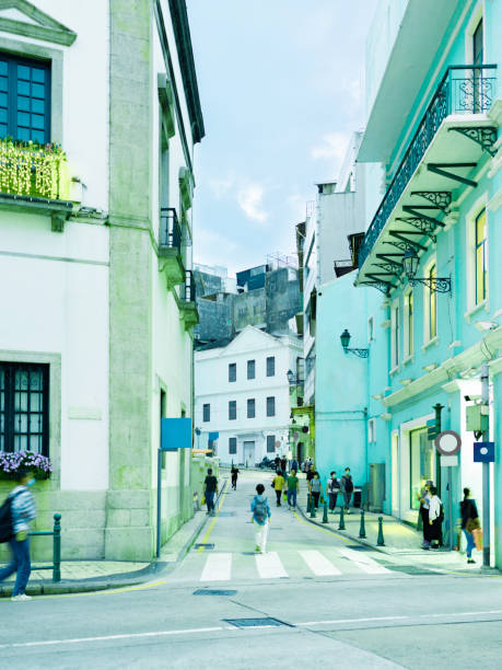 Portuguese-like streets in Macau’s old town.
